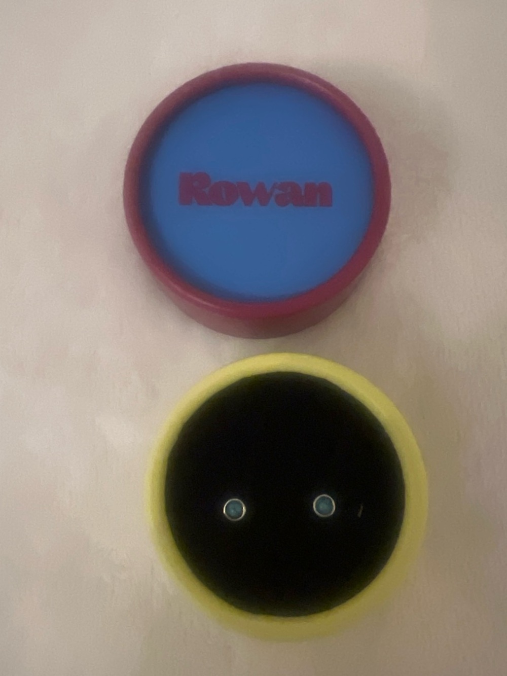 Rowan turquoise and gold stud earrings